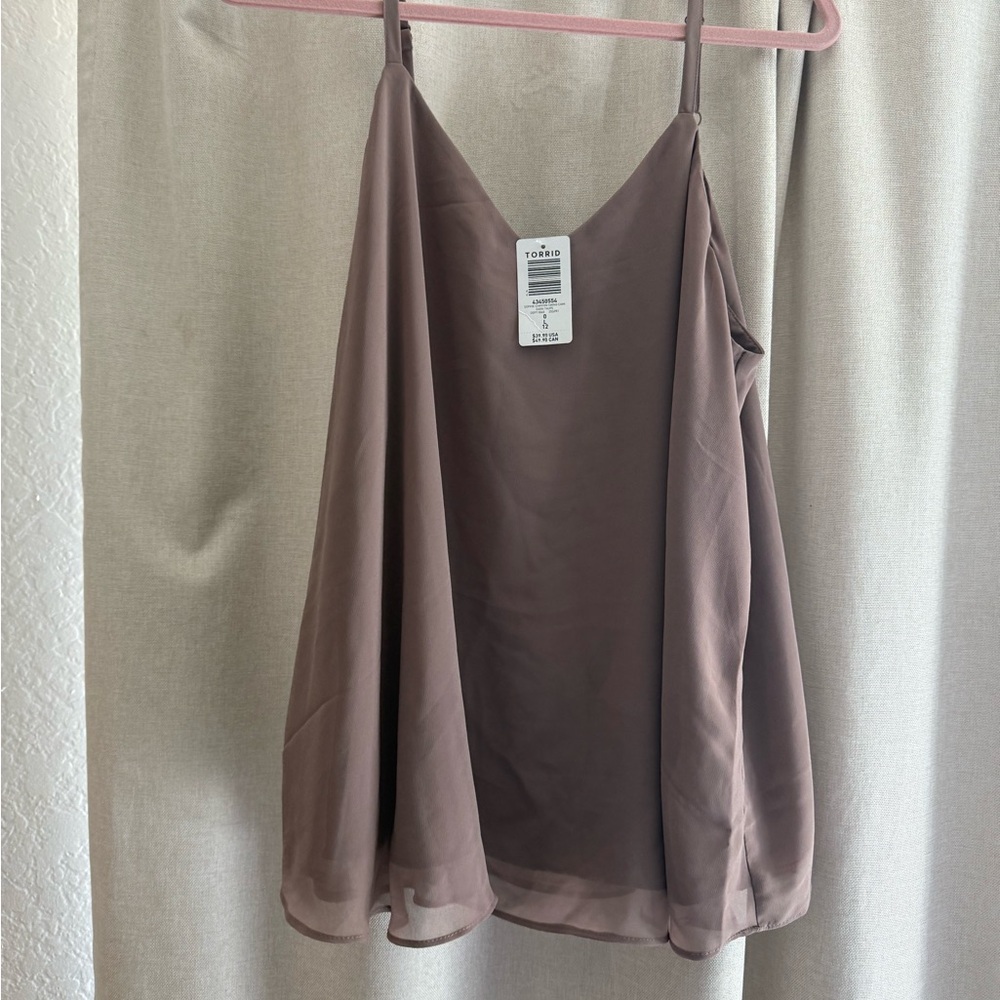 Women's Brown Camisole Top